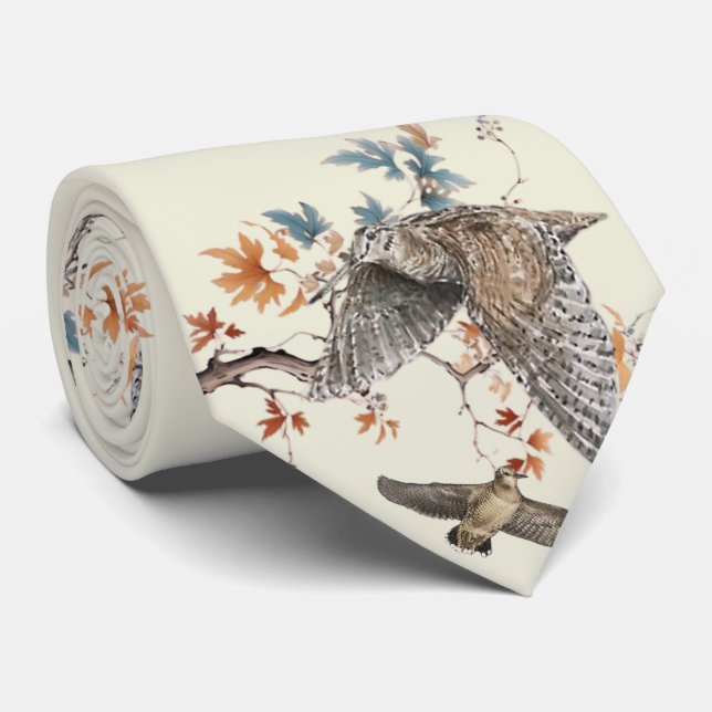 Woodcock  tie (Rolled)