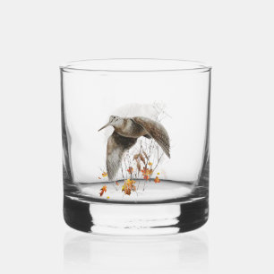 Woodcock whiskey glass