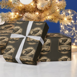 Woodcock wrapping paper