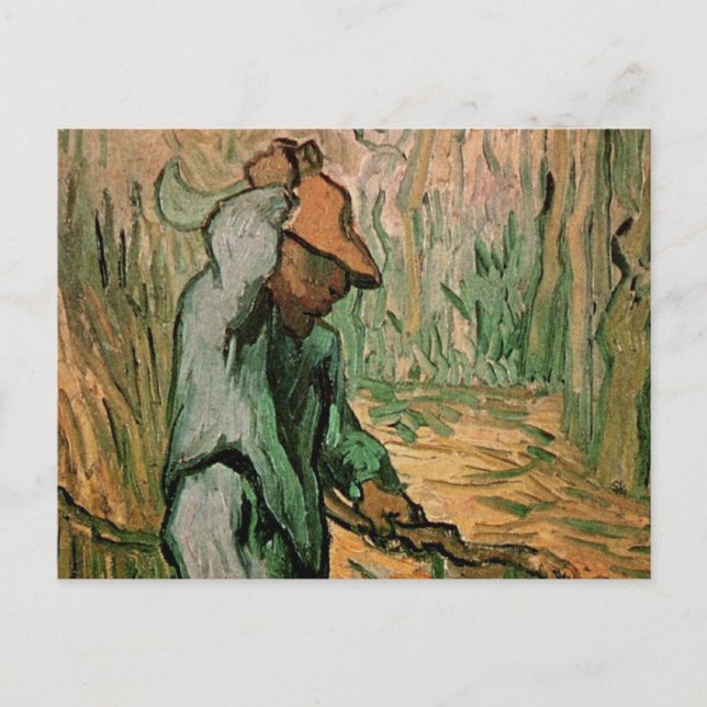 Woodcutter (after Millet) by Vincent van Gogh Postcard (Front)