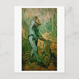 Woodcutter (after Millet) F670 Van Gogh Fine Art Postcard