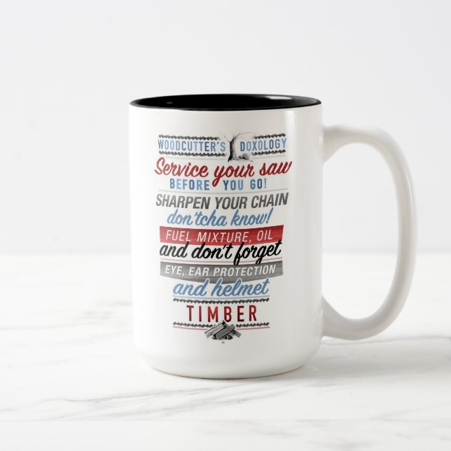 Woodcutter's Doxology mug (Right)