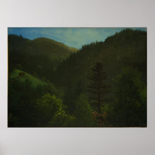 Wooded Landscape by Albert Bierstadt Poster