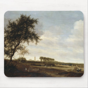 Wooded Landscape (oil on panel) Mouse Pad