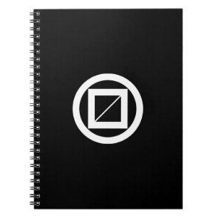 Wooded measure in circle notebook