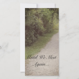 "Wooded Path" Memorial Cards