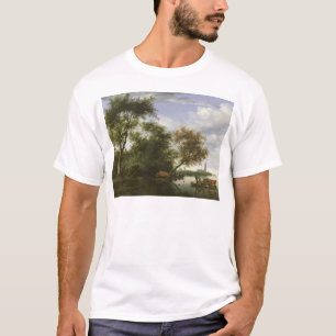 Wooded river landscape T-Shirt