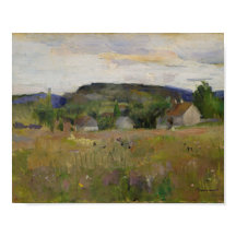 Wooded Village Nature Wall Art Print