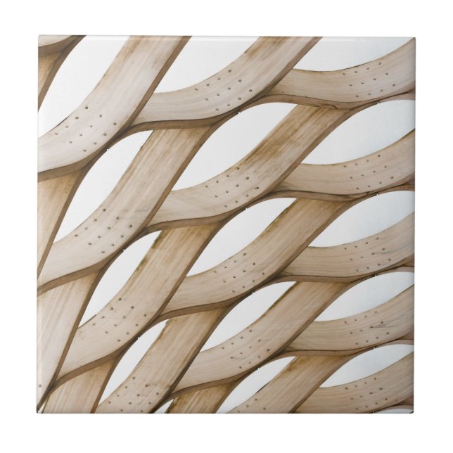 Wooden Art Craft Ceramic Tile (Front)