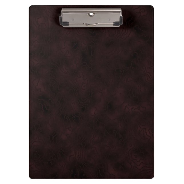 Wooden Background Modern Elegant Clipboard (Front)