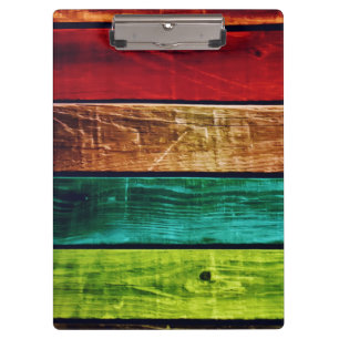 Wooden Background Modern Elegant Clipboard