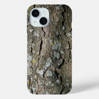 Wooden Bark iPhone 15 Case