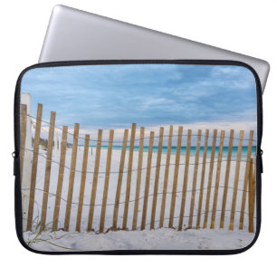 Wooden Beach Fence Sunrise Destin Laptop Sleeve
