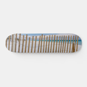 Wooden Beach Fence Sunrise Destin Skateboard