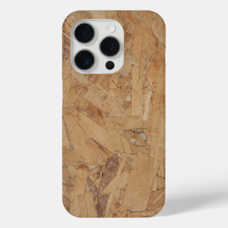 Wooden Board Nature Brown Wood Carved Texture iPhone 15 Pro Case