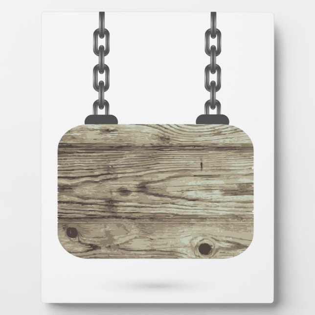 wooden board plaque (Front)