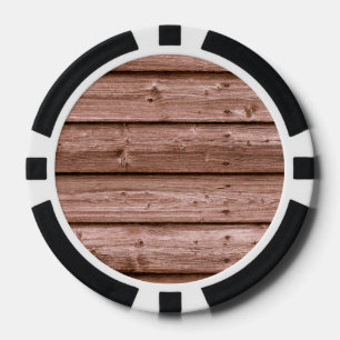 Wooden Boards Poker Chips