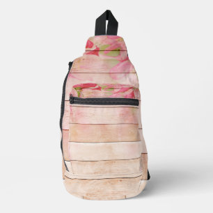 wooden boards sling bag