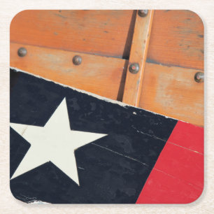 Wooden Boat Festival Square Paper Coaster