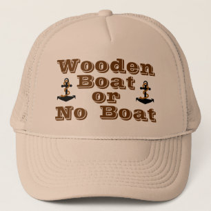 Wooden Boat or No Boat Hat