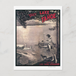 Wooden Boat Poster Postcard