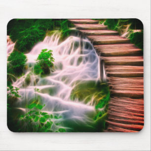 Wooden Bridge Mouse Pad