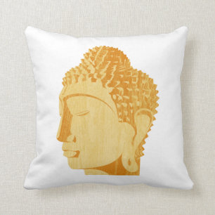 Wooden Buddha Pillow