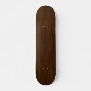 Wooden canvas skateboard