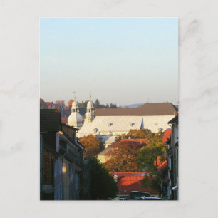 wooden church postcard