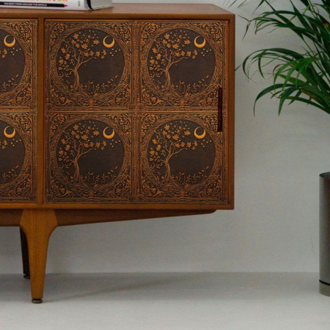 Wooden Circle Trees Decoupage Tissue Paper (Creator Uploaded)