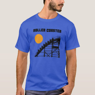 Wooden Classic Roller Coaster Sun T-Shirt