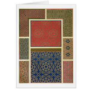 Wooden compartments and borders, from 'Arab Art as