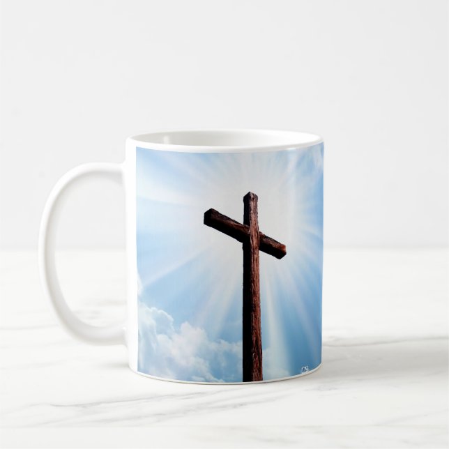 Wooden Cross Mug (Left)