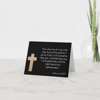 Wooden Cross Note Card