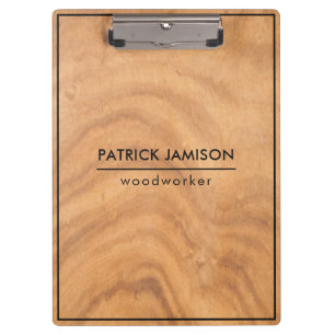 Wooden Design With Frame Clipboard