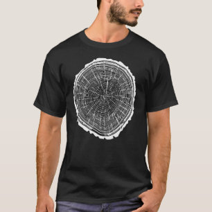Wooden Disc With Bark T-Shirt