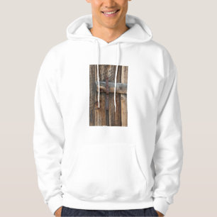 Wooden door close-up, California Hoodie