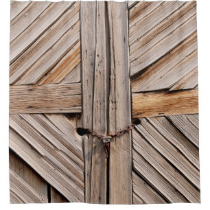 Wooden Doors Shower Curtain