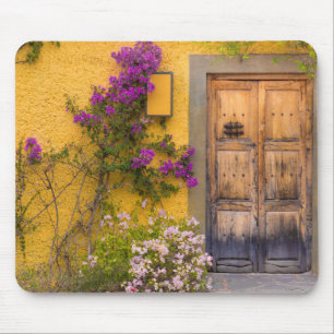 Wooden doorway mouse pad