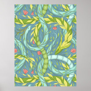 Wooden dragons  poster