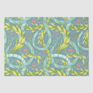 Wooden dragons tissue paper