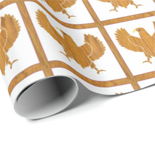 Wooden Eagle Wrapping Paper