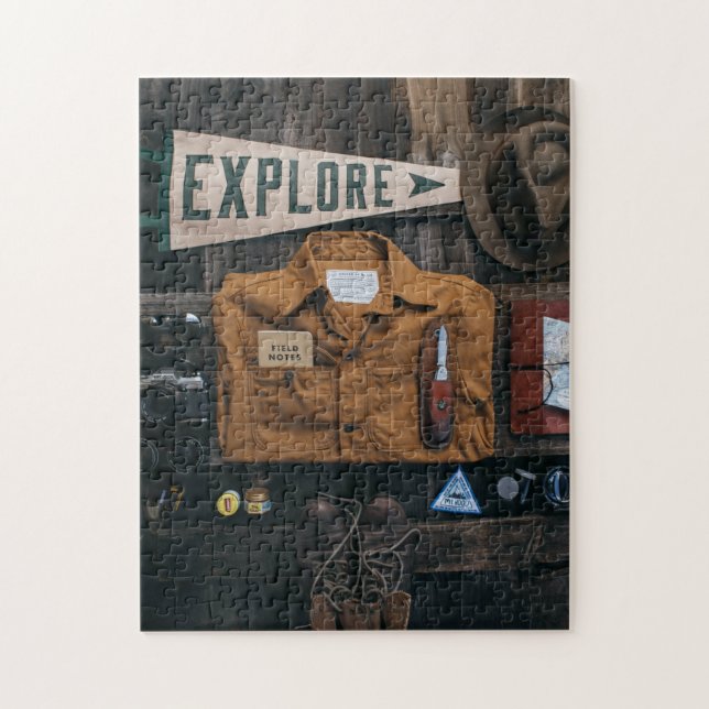 Wooden Explorer Photography Complex Jigsaw Puzzles (Vertical)