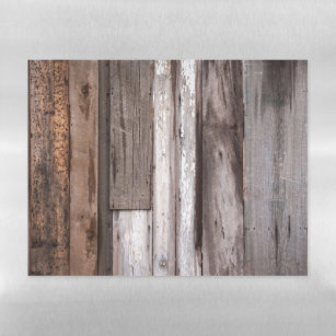 Wooden Fence Background Magnetic Dry Erase Sheet