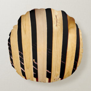 Wooden Fence Posts, Round Cushion