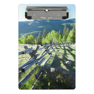 Wooden Fenceline Mini Clipboard