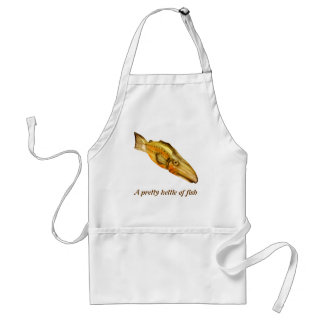 wooden fish standard apron
