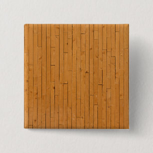 Wooden Floorboards 15 Cm Square Badge