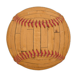 Wooden Floorboards Baseball