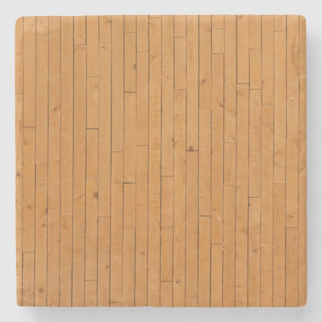 Wooden Floorboards Stone Coaster (Front)